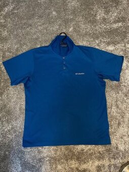 🟦 Columbia – modré funkční polo - 1