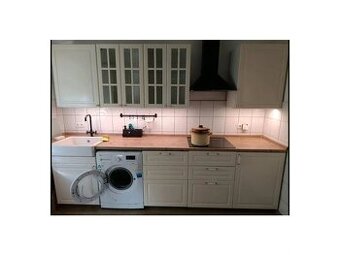 Kuchyně Ikea Faktum/Bodbyn se zánovními spotřebiči,5570