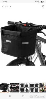 Taška na psa nebo nákup na řídítka na kolo