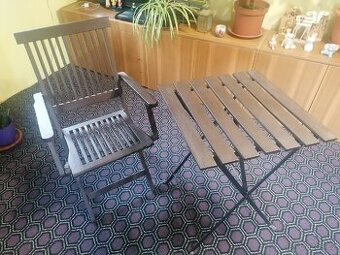 Skládací židle a stůl