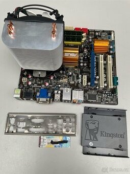 ASUS P5QPL-VM EPU, Q-9550, 4GB, 120GB SSD, W10