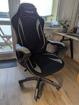 Herní židle E-racer KA-G408 šedá