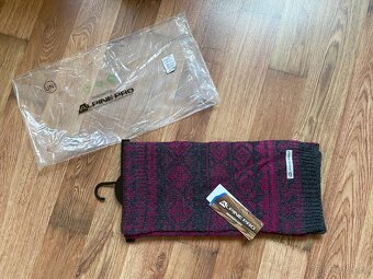 Nová unisex zimní šála Alpine Pro - 180 cm, tmavě fialová