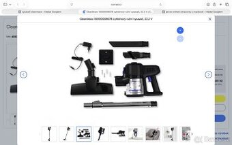 Tyčový vysavač Cleanmaxx od firmy Conrad