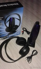 Bezdrátová sluchátka 8v1.Možné připojení k tv,dvd,pc,mp3
