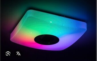 Led stropní svítidlo s reproduktorem a Bluetooth připojením