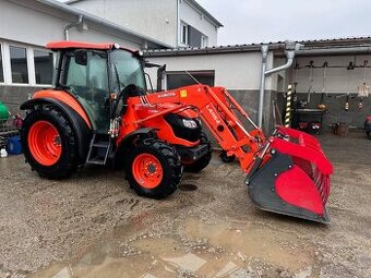 Predám zánovný traktor Kubota M 7060 s čelným nakladačom