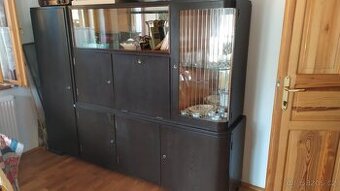 Stylová retro obývací stěna / skleník