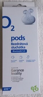 bezdrátová sluchátka O2 pods