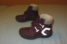 Dětská kotníčková zimní obuv T516V - bordo - BOOTS4U