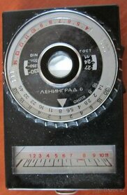 Expozimetr Leningrad-6 CdS bez baterie-nezkoušeno