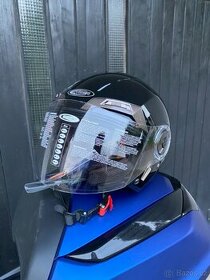 Moto helma - Cyber U44 - XXL Černá lesklá