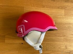 dětská lyžařská dívčí helma přilba Salomon Grom