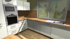 3d návrhy,vizualizace kuchyní a vestavných skříní online - 1