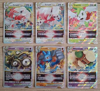 Karty Pokémon "VSTAR" - sbírkové, originální