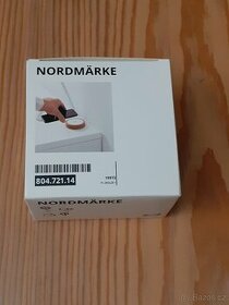 NORDMÄRKE IKEA Bezdrátová nabíječka, bílá/korek - 1