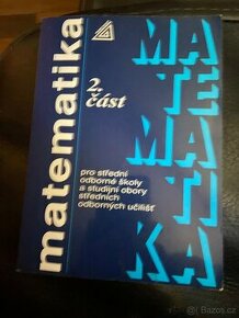 Prodám matematiku 2 část.