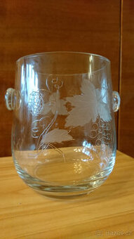 Retro nádoba na led broušené sklo