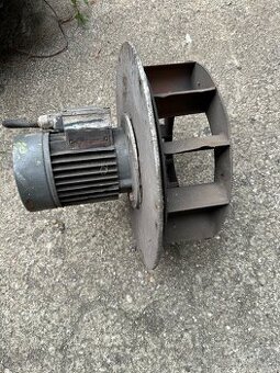 Ventilátor přírubový elektromotor 0,55kw 3f 380v