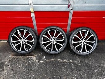 3x ALU kola Škoda Hawk 17" 7J ET40 letní pneu 225/45/R17