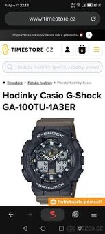 Hodinky G Shock
