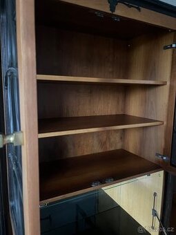 Elegantní retro obýváková stěna – 300cm × 203cm × 46 cm