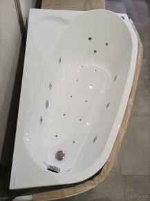 NOVÁ hydromasážní polorohová vana SELENA