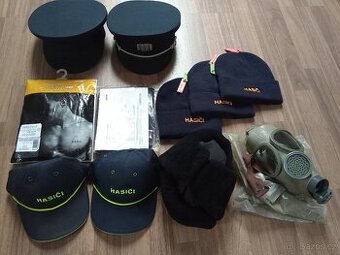 Hasičská čepice - kukla maska