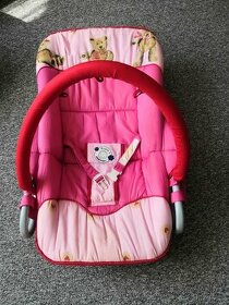 Dětské růžové lehátko / sedátko