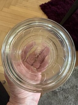 Zavařovací sklenice s víkem 0,5 l značená Brabec