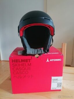 lyžařská přilba Atomic S (51-55) & 3x lyžařské brýle Crivit