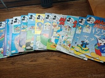 Mickey Mause 1991 13časopisů za 550kč