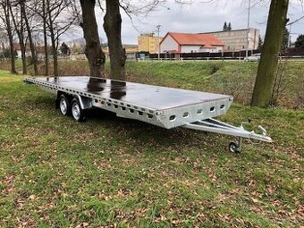 Přívěsný vozík dvouosý 600x200 cm, 750kg,130km/h, řp. B