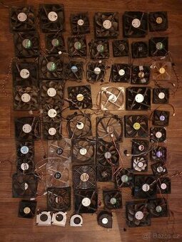 Cca 60 ventilátorů na testy/opravu