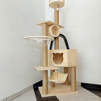 Škrabadlo pro kočky 159 cm, průměr sloupků 8 cm - nové