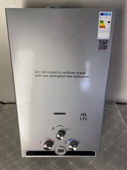 Průtokový ohřívač vody na LPG 18l - 1