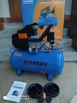 Prodám NEPOUŽITÝ olejový Kompresor HYUNDAI HYD-50 - 50 LITRŮ