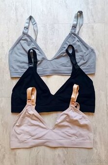 3 kojící podprsenky vel. 80 C