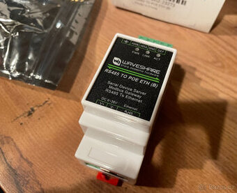 Průmyslový sériový server s PoE, RS485 na RJ45 Eth