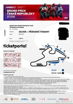 🏁 Prodám 2× vstupenky na MotoGP Brno 2026 – výhodná cena