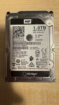 1TB HDD WD Black (WD10JPLX) – 7200 RPM
