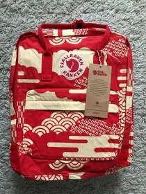 Batohy Fjällräven Kanken červený vzorovaný