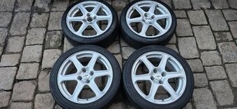 17" lité disky Rial rozteč 4x108, 7,5x17", ET36 +letní,zaš