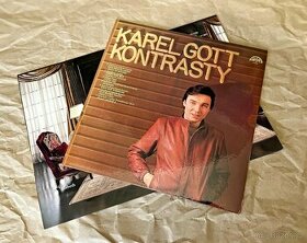 Vinyl LP Album Karel Gott "Kontrasty"