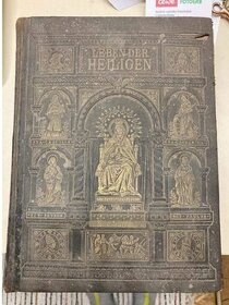 Kniha Leben der Heiligen věnováno Hraběnkou Kustošovou
