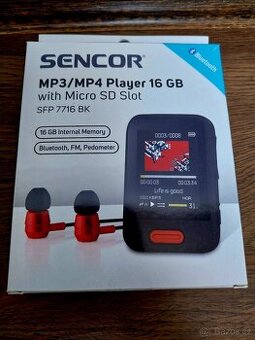 MP3 / MP4 přehrávač Sencor 16 GB - 1