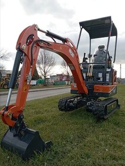 minibagr, pásový bagr, motor Kubota , bagřík