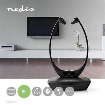 Sluchátka NEDIS HPRF010BK
