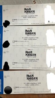 4x stání Iron Maiden