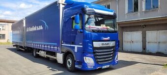 Tandem souprava 120cbm DAF XF 450 EUR 6 průjezdná, 740000km